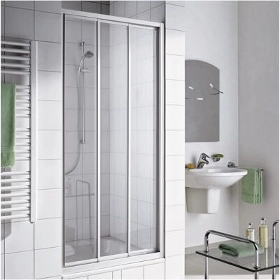 Kermi Ibiza 2000 Gleittür - Sicherheitsglas, 3-teilig, 80x185cm Kermi Ibiza 2000 Gleittür - Sicherheitsglas, 3-teilig, 80x185cm