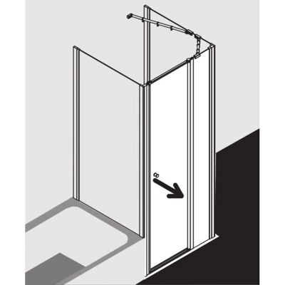 Porte de Douche Kermi Ibiza 2000 - Argent Mat, 90cm, Verre Clair, Modèle I2STR090201PK - Publicité Porte de Douche Kermi Ibiza 2000 - Argent Mat, 90cm, Verre Clair, Modèle I2STR090201PK - Publicité