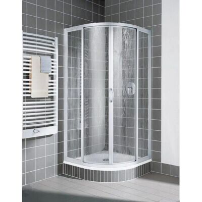 Kermi Nova 2000 Viertelkreis-Dusche - R50, 90x90x185 cm Kermi Nova 2000 Viertelkreis-Dusche - R50, 90x90x185 cm
