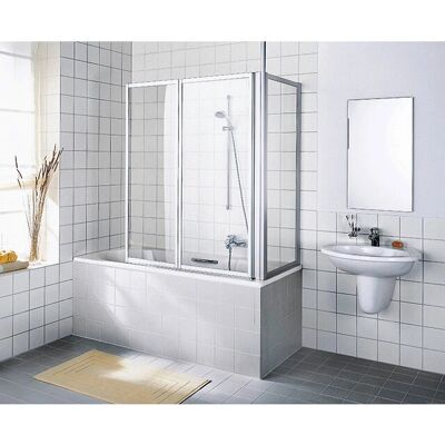 Écran de douche Kermi Vario 2000 - Argent Mat, 714-746mm, 1400mm - Écran de douche - Publicité Écran de douche Kermi Vario 2000 - Argent Mat, 714-746mm, 1400mm - Écran de douche - Publicité