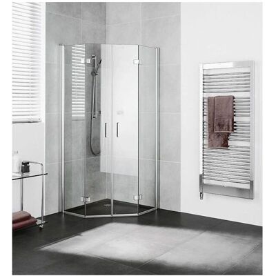 Cabine de douche Kermi Diga 5-Eck - Verre 6 mm, Blanc, 2017mm H - Publicité Cabine de douche Kermi Diga 5-Eck - Verre 6 mm, Blanc, 2017mm H - Publicité