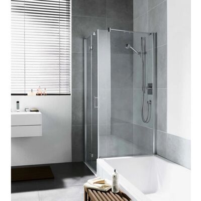 Kermi Diga Panneau Latéral Blanc - Paroi de Douche - Publicité Kermi Diga Panneau Latéral Blanc - Paroi de Douche - Publicité