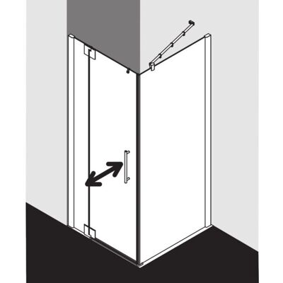 Porte de Douche Kermi Pasa XP - Réglable, Verre Clair, Fabriqué en Allemagne - Publicité Porte de Douche Kermi Pasa XP - Réglable, Verre Clair, Fabriqué en Allemagne - Publicité