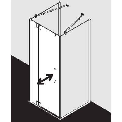 Marque Kermi : Porte Battante Pasa XP Modèle : PX1WL - Porte de Douche - Publicité Marque Kermi : Porte Battante Pasa XP Modèle : PX1WL - Porte de Douche - Publicité