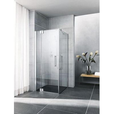 Porte battante Kermi Pasa XP - 1 vantail, Argent, 80x200cm - Porte de douche - Publicité Porte battante Kermi Pasa XP - 1 vantail, Argent, 80x200cm - Porte de douche - Publicité