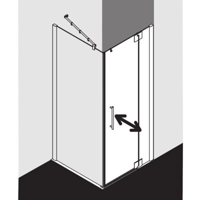 Kermi Duschwand Pasa XP - Reversible 8mm Sicherheitsglas, 2000mm hoch, 1170-1200mm breit Kermi Duschwand Pasa XP - Reversible 8mm Sicherheitsglas, 2000mm hoch, 1170-1200mm breit