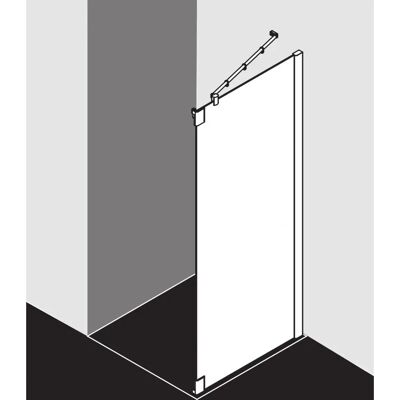 Paroi de Douche Kermi Pasa XP - Argent mat, 1850mm, 720-750mm - Publicité Paroi de Douche Kermi Pasa XP - Argent mat, 1850mm, 720-750mm - Publicité