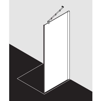 Écran de Douche Kermi Pasa XP - Argent Mat, 2000mm, Ajustable 770-800mm - Publicité Écran de Douche Kermi Pasa XP - Argent Mat, 2000mm, Ajustable 770-800mm - Publicité