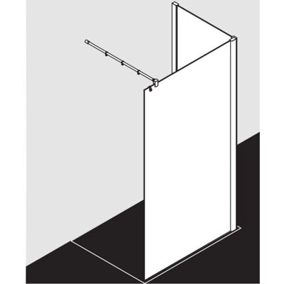 Kermi Pasa XP Mur Walk-In - Argent Brillant, 2000mm H, 730-760mm L, Stabilisé 90° - Publicité Kermi Pasa XP Mur Walk-In - Argent Brillant, 2000mm H, 730-760mm L, Stabilisé 90° - Publicité