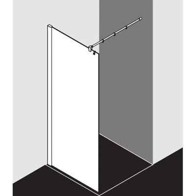 Kermi Pasa XP Mur Walk-In - Verre de Sécurité, Réglable, Allemagne - Publicité Kermi Pasa XP Mur Walk-In - Verre de Sécurité, Réglable, Allemagne - Publicité