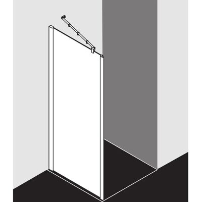 Paroi latérale Kermi Pasa XP - Argent Mat - 780-810mm - Paroi de douche - Publicité Paroi latérale Kermi Pasa XP - Argent Mat - 780-810mm - Paroi de douche - Publicité