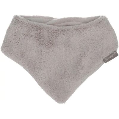 Sterntaler Unisex Jasnoszara Trójkątna Fleecowa Szalik - Szalik Sterntaler Unisex Jasnoszara Trójkątna Fleecowa Szalik - Szalik