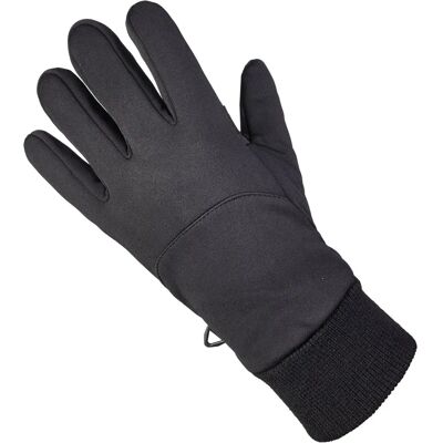 ARECO Softshellhandschuhe - Microfleece Touch - Schwarz - Größe 5 ARECO Softshellhandschuhe - Microfleece Touch - Schwarz - Größe 5
