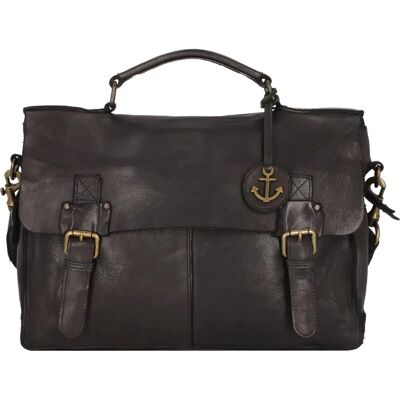 Harbour 2nd Bodil Dunkel Asch Leder Handtasche - Handbag Harbour 2nd Bodil Dunkel Asch Leder Handtasche - Handbag