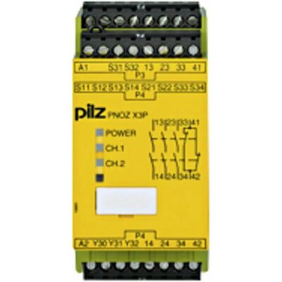 Pilz PNOZ X3P Controllore di Sicurezza - Sensori Ottici e Tattili - 24V DC/AC Pilz PNOZ X3P Controllore di Sicurezza - Sensori Ottici e Tattili - 24V DC/AC