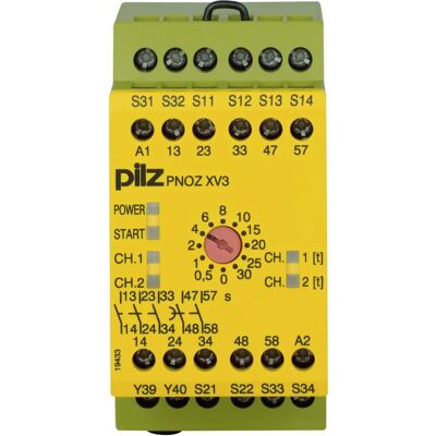 Pilz PNOZ XV3 30/24VDC 3n/o 2n/o t - Sicherheitsschaltgerät Pilz PNOZ XV3 30/24VDC 3n/o 2n/o t - Sicherheitsschaltgerät