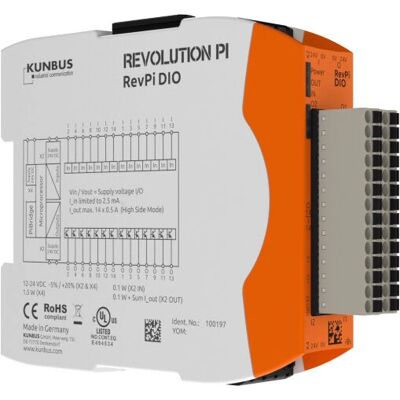 KUNBUS - RevolutionPi DIO - 24 V - I/O module KUNBUS - RevolutionPi DIO - 24 V - I/O module