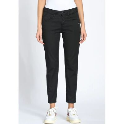 GANG 94AMELIE CROPPED Schwarze Damen Stoffhose GANG 94AMELIE CROPPED Schwarze Damen Stoffhose