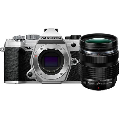 OM System OM-5 Mirrorless Camera - 20.4MP, 4K, Silver OM System OM-5 Mirrorless Camera - 20.4MP, 4K, Silver