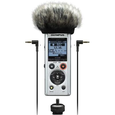 Olympus LS-P1 Röstinspelare - Videografpaket, Svart, Silver Olympus LS-P1 Röstinspelare - Videografpaket, Svart, Silver