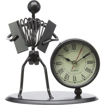GEWA Accordion Sculpture with Clock - Decorative Art GEWA Accordion Sculpture with Clock - Decorative Art