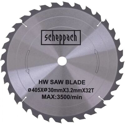 Scheppach - HW 405 - 32T - Hoja de sierra circular Scheppach - HW 405 - 32T - Hoja de sierra circular