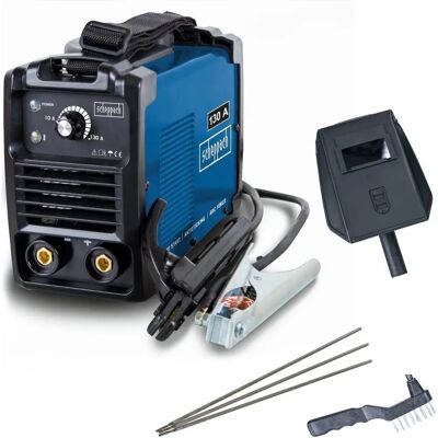 Saldadora inverter Scheppach WSE1000 portátil con accesorios Saldadora inverter Scheppach WSE1000 portátil con accesorios