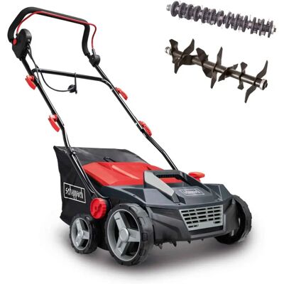 Scheppach SC38 - 38cm 3-in-1 Nurmikon Vertikulturointi - Musta Scheppach SC38 - 38cm 3-in-1 Nurmikon Vertikulturointi - Musta