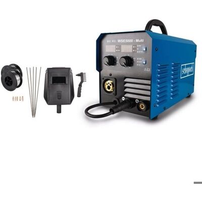 Máquina de soldar Scheppach WSE5000 Multi Proceso - Azul Máquina de soldar Scheppach WSE5000 Multi Proceso - Azul