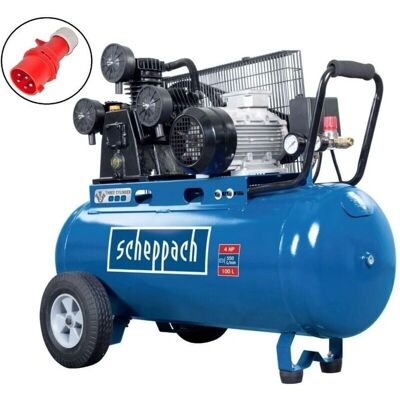 Compresor de Aire Scheppach HC550TC 100L - 3 Cilindros, 4HP, 10 Bar Compresor de Aire Scheppach HC550TC 100L - 3 Cilindros, 4HP, 10 Bar