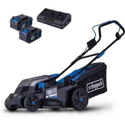 Scheppach Scheppach BC-MP380-X 2x20V Cordless Lawn Mower Set - Lawn Mower Set Scheppach Scheppach BC-MP380-X 2x20V Cordless Lawn Mower Set - Lawn Mower Set