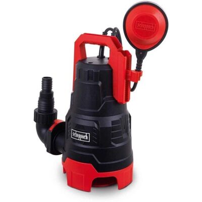 Scheppach DWP400 - Pompe submersible - Rouge et noir - 400 W - Publicité Scheppach DWP400 - Pompe submersible - Rouge et noir - 400 W - Publicité