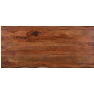 Voleo Mangoholztisch - Natur Schwarz - 200x100x78cm Voleo Mangoholztisch - Natur Schwarz - 200x100x78cm