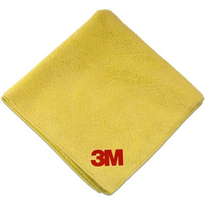 3M Mikrofasertuch Gelb - Mikrofasertuch zum Reinigen von Rückständen, Staub, Schmutz, Fingerabdrücken - 32x36cm 3M Mikrofasertuch Gelb - Mikrofasertuch zum Reinigen von Rückständen, Staub, Schmutz, Fingerabdrücken - 32x36cm