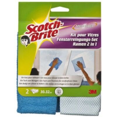 Chiffon de nettoyage en microfibre Scotch-Brite SBWT715 - Chiffon de nettoyage - Publicité Chiffon de nettoyage en microfibre Scotch-Brite SBWT715 - Chiffon de nettoyage - Publicité