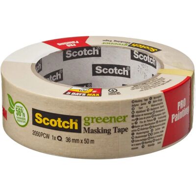 Scotch 2050PCW - Accessoire de peinture - Ruban de masquage écologique - Publicité Scotch 2050PCW - Accessoire de peinture - Ruban de masquage écologique - Publicité