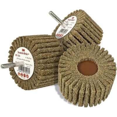 Brosse abrasive 3M PF-ZS - Outil de finition métal - Publicité Brosse abrasive 3M PF-ZS - Outil de finition métal - Publicité