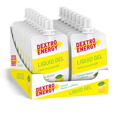 Dextro Energy Zitronen + Koffein Flüssiges Gel - Sportnahrung Dextro Energy Zitronen + Koffein Flüssiges Gel - Sportnahrung