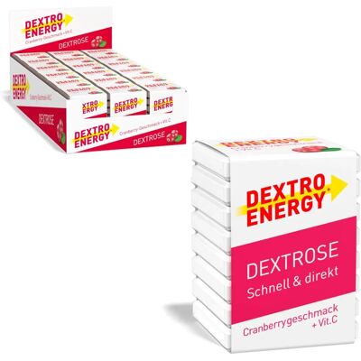 Dextro Energy Cranberry - Traubenzucker mit Vitamin C Dextro Energy Cranberry - Traubenzucker mit Vitamin C