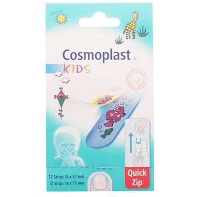 Pansements Cosmoplast Quick-zip - 20 unités - Publicité Pansements Cosmoplast Quick-zip - 20 unités - Publicité