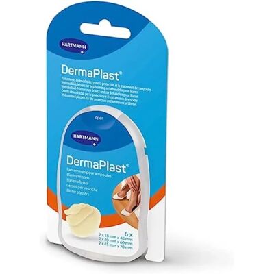 Hartmann DermaPlast Bandages hydrocolloïdes pour ampoules - Pansements médicaux - Publicité Hartmann DermaPlast Bandages hydrocolloïdes pour ampoules - Pansements médicaux - Publicité