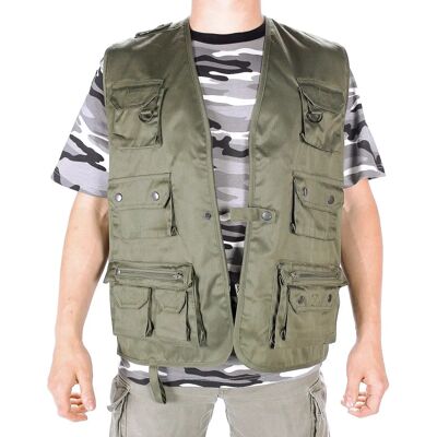 Mil-Tec Gilet da Caccia e Pesca Oliva - Gilet da Caccia e Pesca Mil-Tec Gilet da Caccia e Pesca Oliva - Gilet da Caccia e Pesca