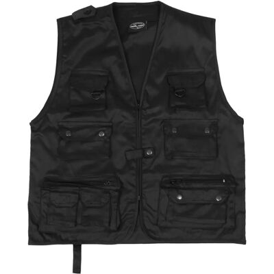 Mil-Tec Gilet Militaire et de Pêche Noir L Mil-Tec Gilet Militaire et de Pêche Noir L