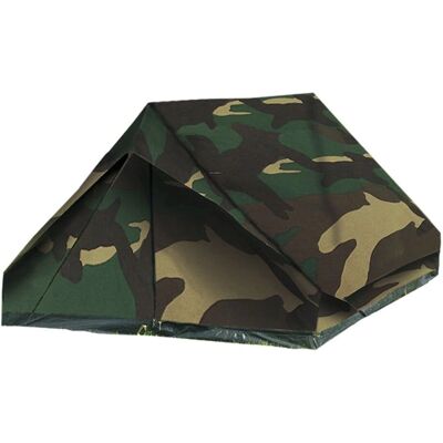 Mil-Tec Militär Zweimannzelt Mini Pack Woodland - Zelt Mil-Tec Militär Zweimannzelt Mini Pack Woodland - Zelt