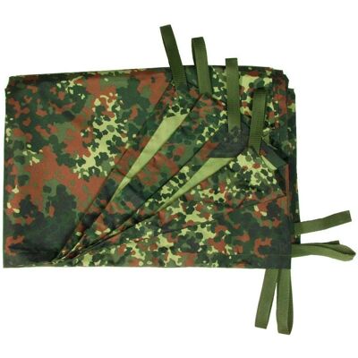 Mil-Tec Unisex Flecktarn Tarp - Multifunctional Outdoor Cover Mil-Tec Unisex Flecktarn Tarp - Multifunctional Outdoor Cover
