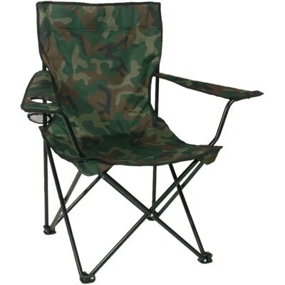 Chaise de camping Mil-Tec - Pliable, Légère, Imperméable - Publicité Chaise de camping Mil-Tec - Pliable, Légère, Imperméable - Publicité