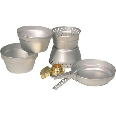 Mil-Tec Outdoor Aluminium Kookset - Voor 2 Personen - Outdoor Kookgerei Mil-Tec Outdoor Aluminium Kookset - Voor 2 Personen - Outdoor Kookgerei