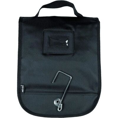 Mil-Tec Sac à toilette noir en nylon - Accessoire de voyage - Publicité Mil-Tec Sac à toilette noir en nylon - Accessoire de voyage - Publicité