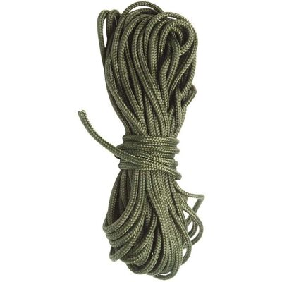 Corde de survie Mil-Tec - 15m Vert Olive - Publicité Corde de survie Mil-Tec - 15m Vert Olive - Publicité