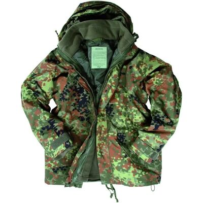 Mil-Tec Military Waterproof Jacket with Fleece XL Mil-Tec Military Waterproof Jacket with Fleece XL